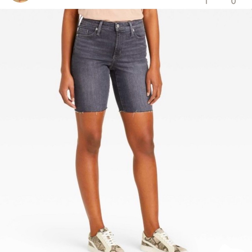 Universal Thread Women's High-Rise Bermuda Jean Shorts